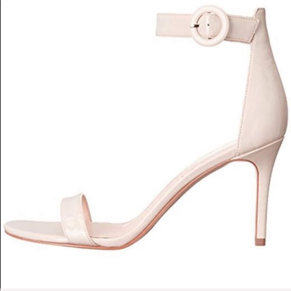 Perfect Nude Patent Barely There Strap High Heels - Picture 6 of 6